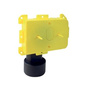 CONTROPRESA AIR Ø 50 MM DA INCASSO CON RACCORDO CURVO