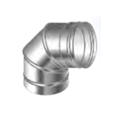 CURVA A 90° IN ACCIAIO INOX AN PLUS 60