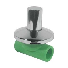 RUBINETTO INCASSO A CAPPUCCIO CORTO FUSIOTHERM Ø 25 MM