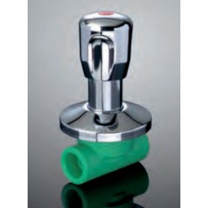 RUBINETTO CROMATO CON MANIGLIA ABS Ø 20 MM