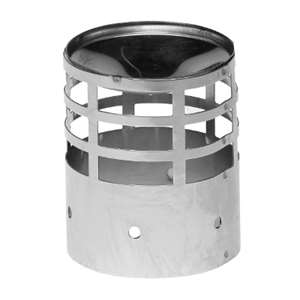 TERMINALE SCARICO FUMI ORIZZONTALE INOX Ø 60 MM