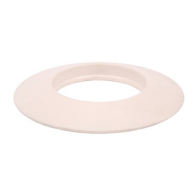 ROSONE COPRIMURO ALLUMINIO BIANCO Ø 80 MM