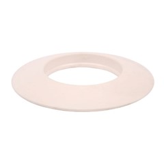 ROSONE COPRIMURO ALLUMINIO BIANCO Ø 60 MM