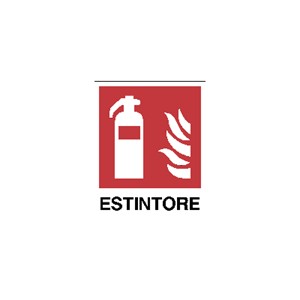 CARTELLO INDICATORE SEMPLICE (310 X 250), ESTINTORE