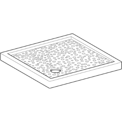 PIATTO DOCCIA SERIE BASTIA 70X70 CM IN GRES PORCELLANATO