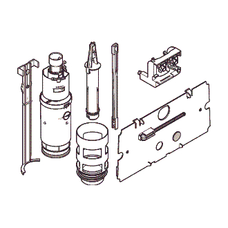 GEBERIT KIT SOSTITUZIONE PER TWICO
