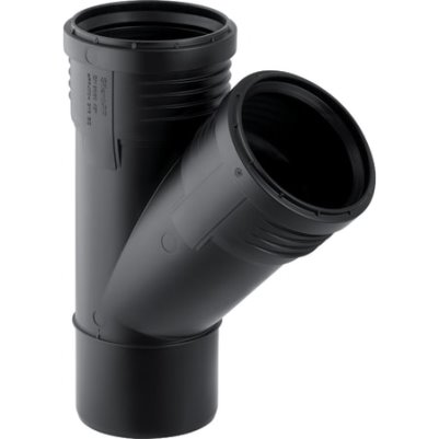 BRAGA A 45° PP SILENT Ø 110X50 MM