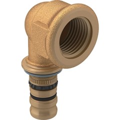 GOMITO FEMMINA A 90° A COMPRESSIONE - Ø 16X1/2