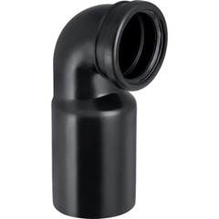 CURVA PER WC SOSPESO IN PE - Ø 90 MM