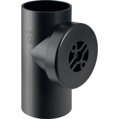 PEZZO D'ISPEZIONE 90° IN PE - Ø 90X90 MM