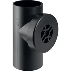 PEZZO D'ISPEZIONE 90° IN PE - Ø 75X75 MM