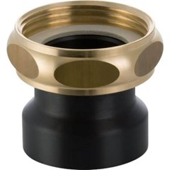 RACCORDO IN PE CON DADO OTTONE - Ø 40X1.1/4