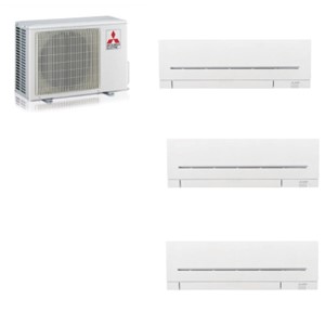 TRIALSPLIT MSZ-3F68VF + 3 MSZ-AP25VGK