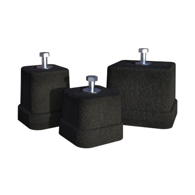 SUPPORTO A PAVIMENTO PER UNITA' ESTERNE SPK 100 70X70X60 MM