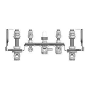 PIASTRA COLLEGAMENTO CON RUBINETTI PER CONDENS 2300