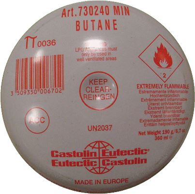 CARTUCCIA GAS 190GR PER KIT 500FLEX