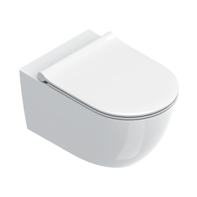SFERA VASO SOSPESO S/BRIDA 55X35X28 CM BIANCO SATINATO