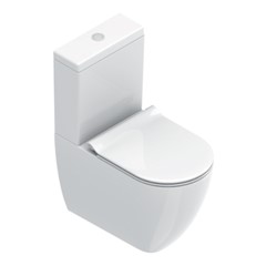 SFERA VASO MONOBLOCCO S/BRIDA 63X36X41 CM BIANCO LUCIDO