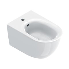 SFERA BIDET SOSPESO MONOFORO 55X35X28 CM BIANCO LUCIDO