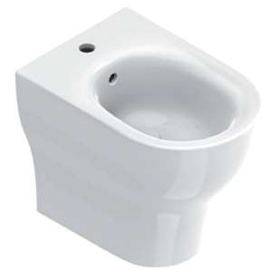 SFERA BIDET FILO PARETE 52X35X41 CM BIANCO LUCIDO