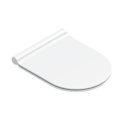 SFERA SEDILE X WC 55 SOFT-CLOSE SLIM IN RESINA BIANCO LUCIDO
