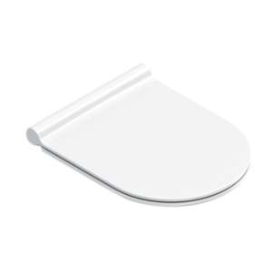 SFERA SEDILE X WC 55 SOFT-CLOSE SLIM IN RESINA BIANCO LUCIDO