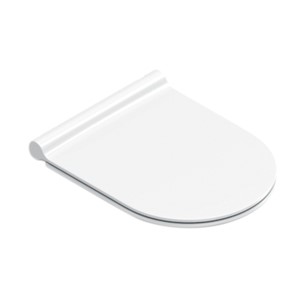SFERA SEDILE X WC 55 SOFT-CLOSE SLIM IN RESINA BIANCO LUCIDO