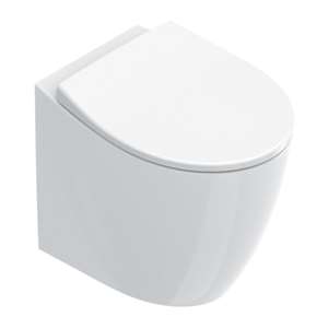 ITALY VASO FILO PARETE S/BRIDA 52X37X41 CM BIANCO LUCIDO