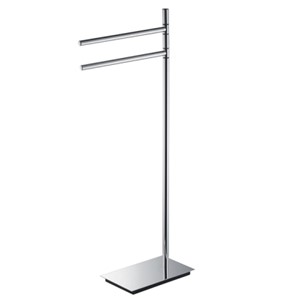 PIANTANA SQUARE CON 2 PORTA SALVIETTE