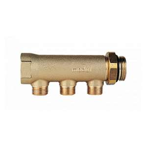COLLETTORE SINGOLO COMPONENTE OTTONE Ø 1