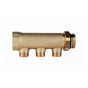 COLLETTORE SINGOLO COMPONENTE OTTONE Ø 1