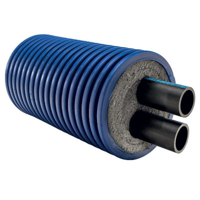 TUBI PREISOLATI MICROFLEX DUO Ø 50 MM PER ACQUA FREDDA