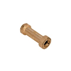 RACCORDO IN OTTONE ALLUNGATO RIP. PP Ø 25X25 MM
