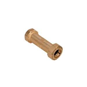 RACCORDO IN OTTONE ALLUNGATO RIP. PP Ø 25X25 MM