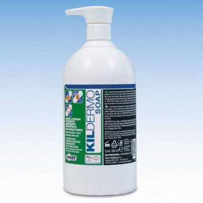 KIT DERMO SOAP LIQUIDO LAVAMANI 1 LT CON DOSATORE