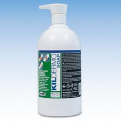 KIT DERMO SOAP LIQUIDO LAVAMANI 1 LT CON DOSATORE