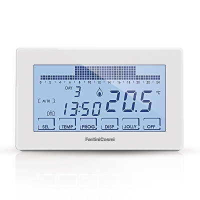 CRONOTERMOSTATO A BATTERIE TOUCH LCD ILLUMINATO CH180