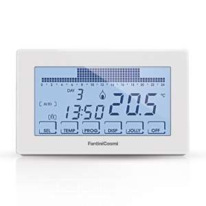 CRONOTERMOSTATO A BATTERIE TOUCH LCD ILLUMINATO CH180