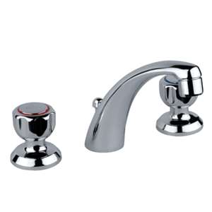 BATTERIA LAVABO 3 FORI ASTRO CON SCARICO Ø 1.1/4