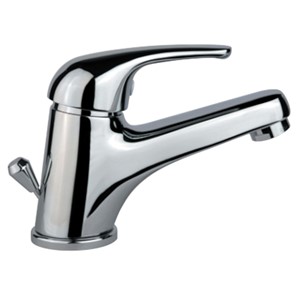 MISCELATORE LAVABO ALTURA CONTRACT CON SCARICO Ø 1.1/4