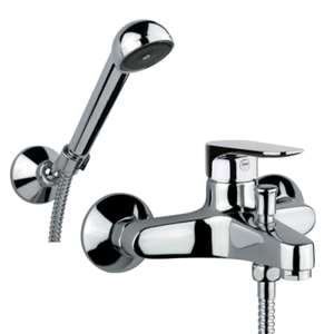 MISCELATORE VASCA ESTERNO CON DUPLEX KEVON E DOCCIA BETA
