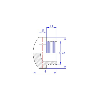 TAPPO FILETTATO MASCHIO PVC  3/4