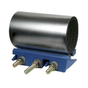 COLLARE RIPARAZIONE INOX 3 BULLONI DA Ø 78 A 88 MM