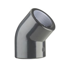 GOMITO 45° PVC 1/2