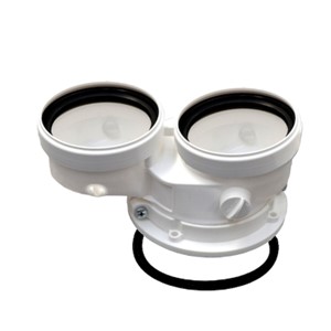 KIT SCARICO SDOPPIATO Ø 80/80MM