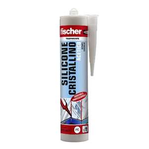 FISCHER SILICONE ACETICO TRASPARENTE CRISTALLINO