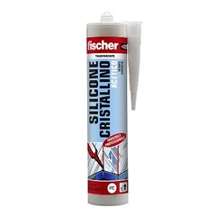 FISCHER SILICONE ACETICO TRASPARENTE CRISTALLINO