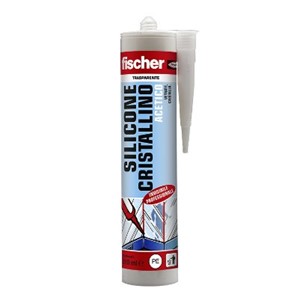 FISCHER SILICONE ACETICO TRASPARENTE CRISTALLINO