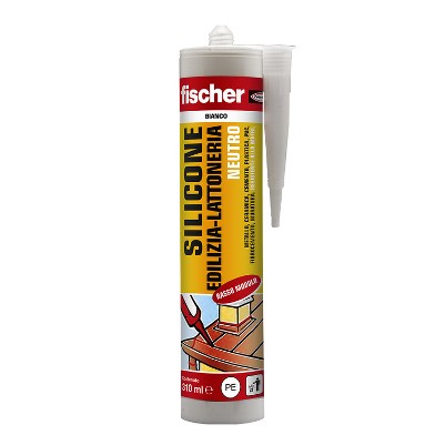 FISCHER SILICONE NEUTRO X LATTONERIA GRIGIO RAL 7004