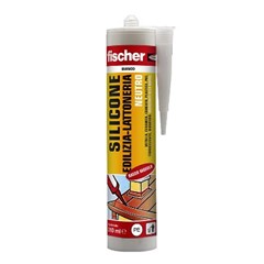 FISCHER SILICONE NEUTRO X LATTONERIA TESTA DI MORO RAL 8014